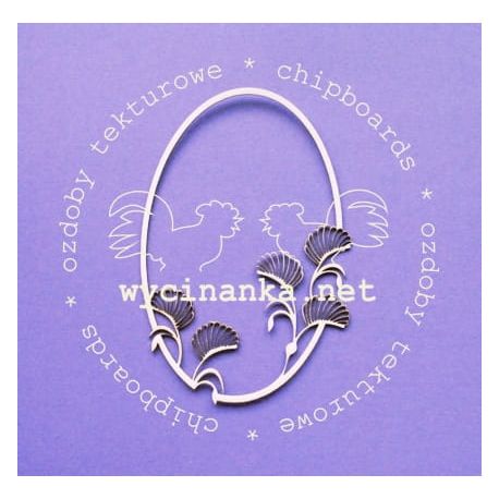 Laser Cut - Marco Óvalo Art Nouveau Laser Cut - Marco Óvalo Art Nouveau