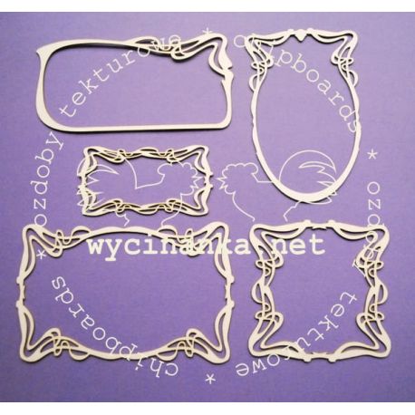 Laser Cut - Surtido de Marcos Art Nouveau Laser Cut - Surtido de Marcos Art Nouveau