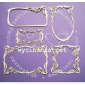 Laser Cut - Surtido de Marcos Art Nouveau