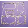 Laser Cut - Surtido de Marcos Art Nouveau