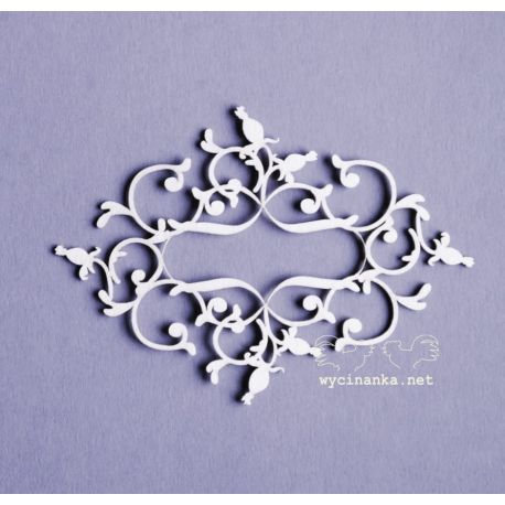 Laser Cut - Marco Wild Rose Pequeño Laser Cut - Marco Wild Rose Pequeño