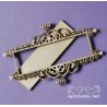Laser Cut -  Estandarte 2 en 2 partes