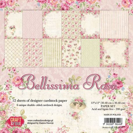 Bellissima Rosa Paper Set 30x30