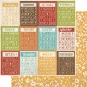 Harvest Lane - Bingo Cards/Yellow Floral