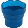 Bote para pinceles plegable - Azul - desplegado