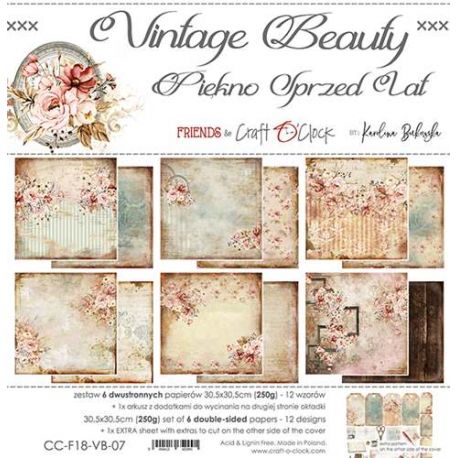 Vintage Beauty - Paper Set 30x30
