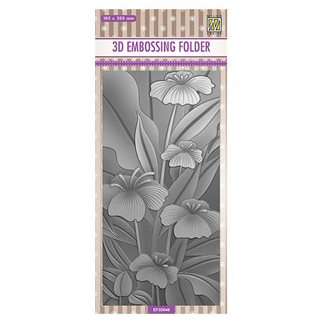 3D Embossing Folder - Flowers Lillies