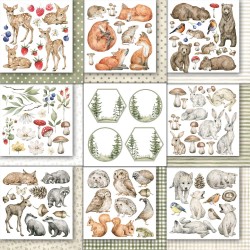 Set Born to Be Wild Flower Deco 15X15 - ejemplo