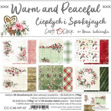 Warm and Peaceful  - Paper Set 20x20