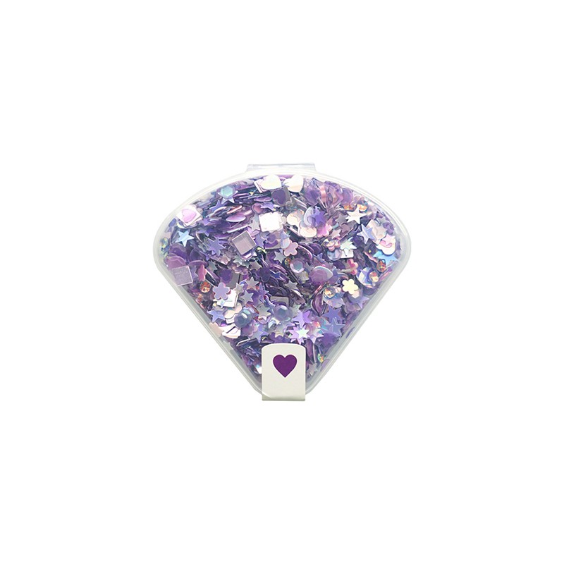 Lentejuelas Surtidas - Morado