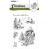 Sellos Christmas Winter Houses