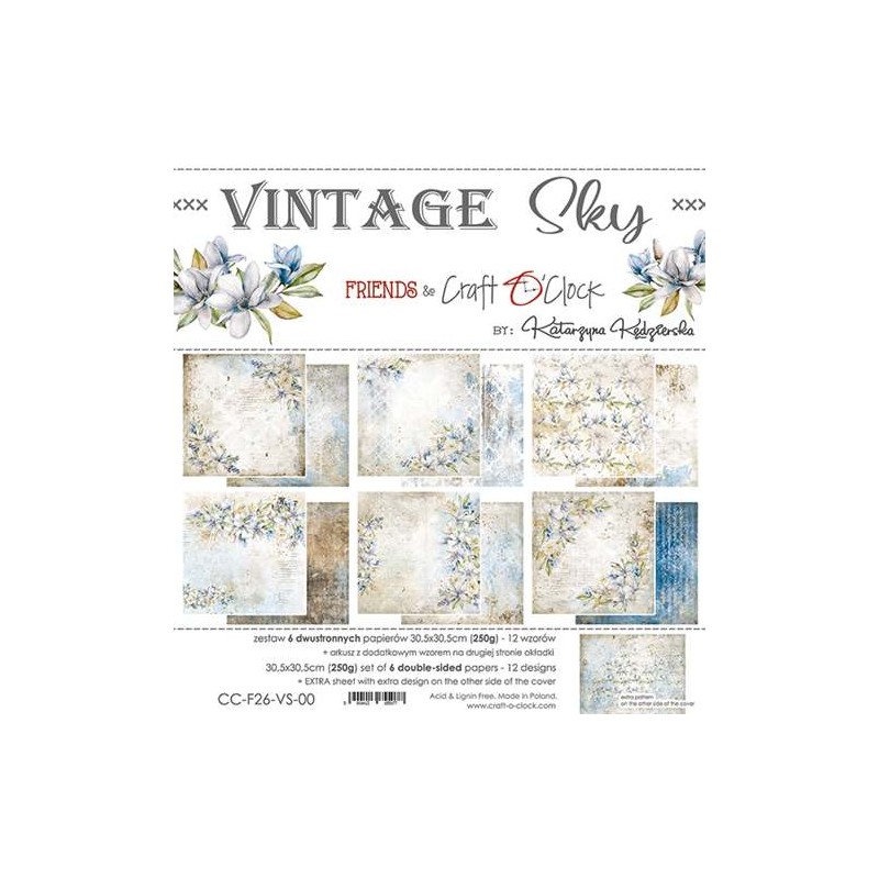 Vintage Sky 30x30 Paper Set