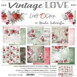 Vintage Love 30x30 Paper Set