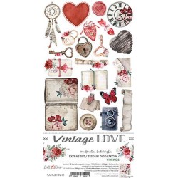 Vintage Love Extras to cut Set