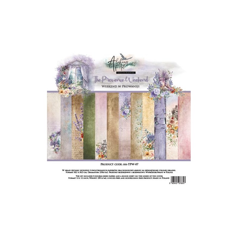 The Provence Weekend Paper Set 30x30