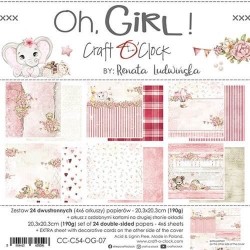 Oh Girl Paper Set 20x20
