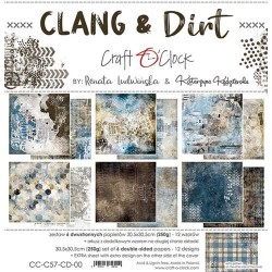 Clang and Dirt Paper Set 30x30