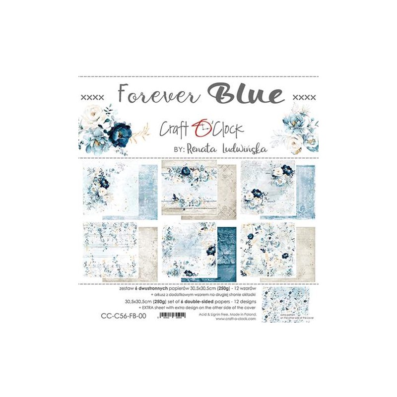 Forever Blue - Paper Set 30x30