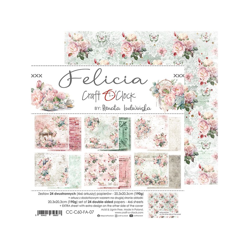 Felicia Paper Set 20x20