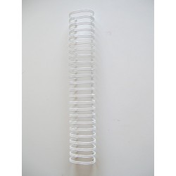 Espiral o wire para encuadernar con la Bind-it-All de Zutter tamaño 1 1/4" en color blanco