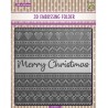 3D Embossing Folder - Merry Christmas