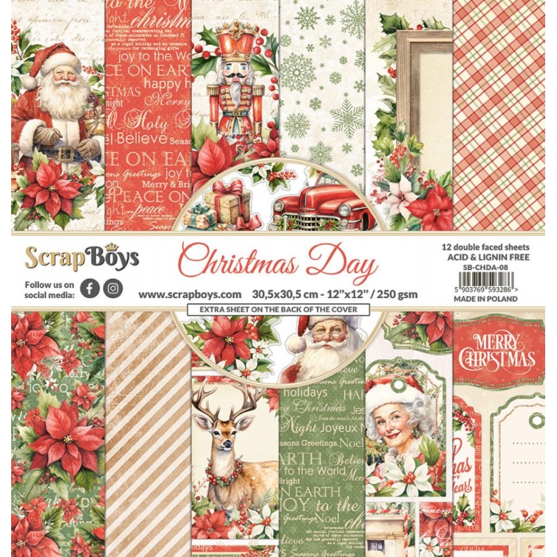 Christmas Day Paper Set 30x30