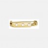 Soporte para broche dorado