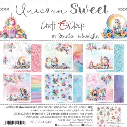 Unicorn Sweet Paper Set 20x20