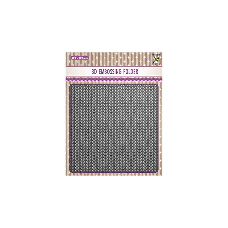 3D Embossing Folder - Knitting 3D Embossing Folder - Knitting