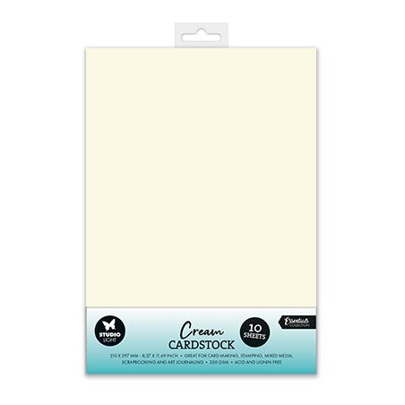 Set A4 de Cartulina Crema