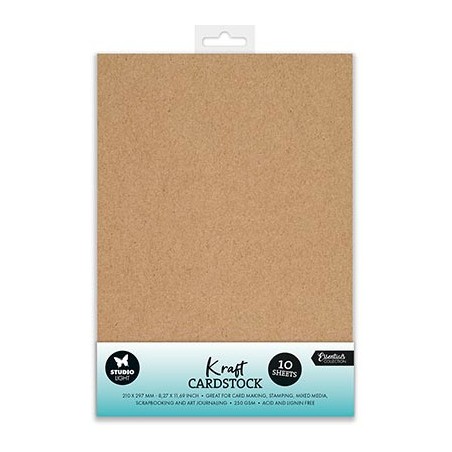 Set A4 de Cartulina Kraft
