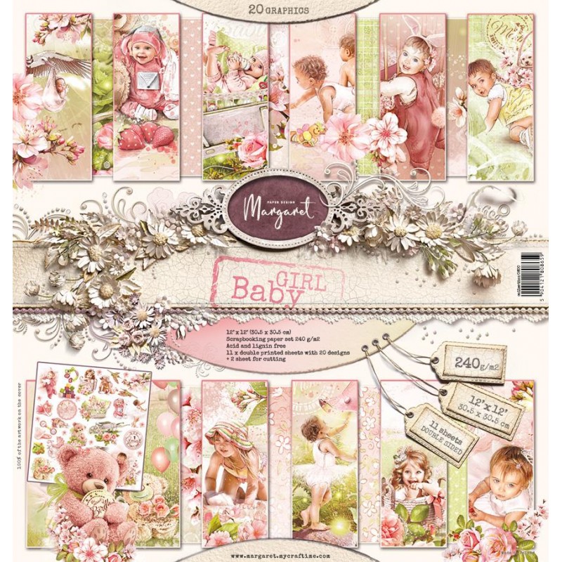 Baby Girl - Paper Set 30x30