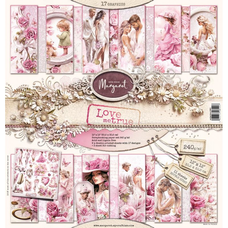 Love me True - Paper Set 30x30 Love me True - Paper Set 30x30
