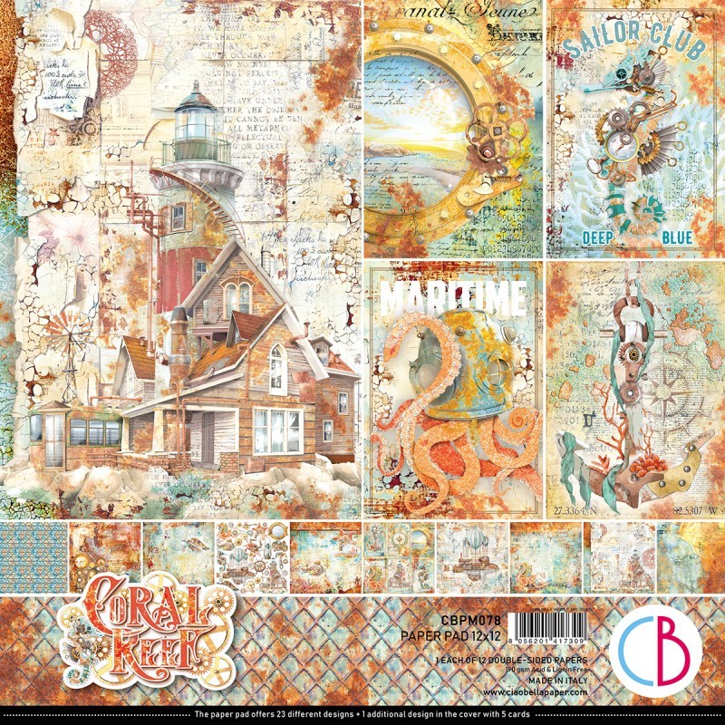 Coral Reef 30x30 paper Pad Coral Reef 30x30 paper Pad