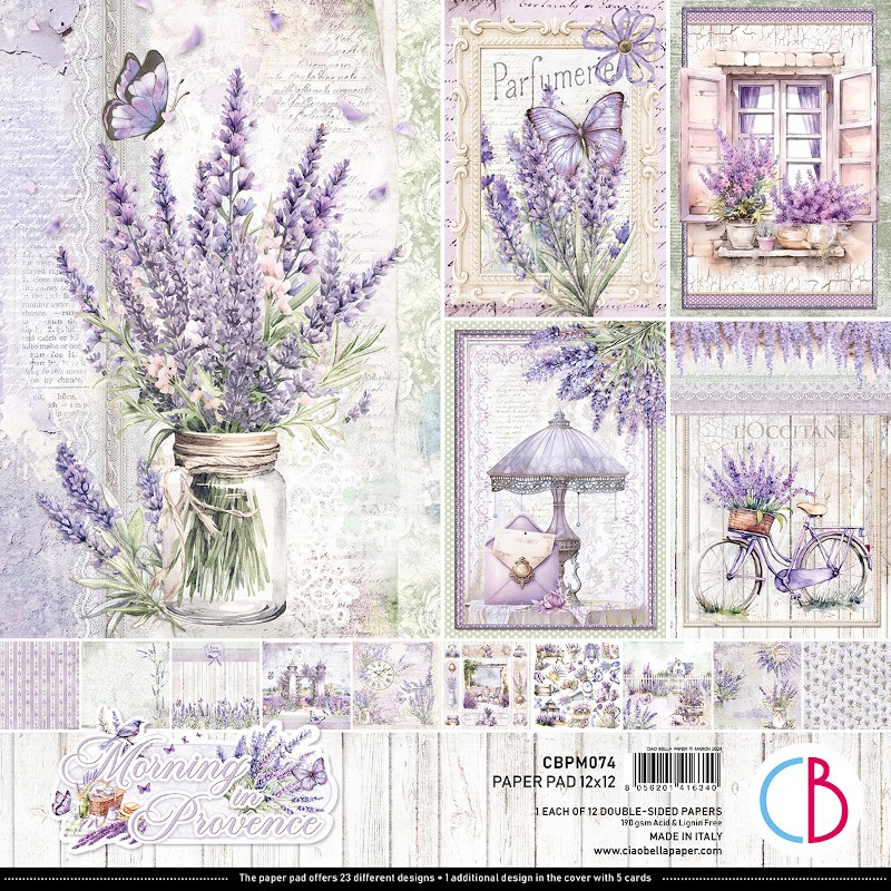 Morning in Provence 30x30 paper Pad Morning in Provence 30x30 paper Pad