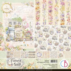 Flower Shop Pattern 30x30 paper Pad