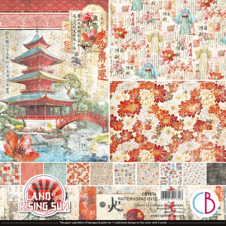 Land of the Rising Sun Pattern 30x30 paper Pad