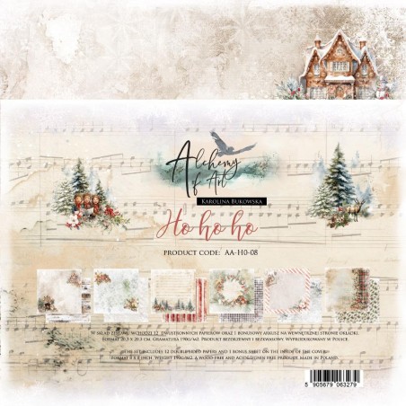 Ho Ho Ho  - Paper Set 20x20