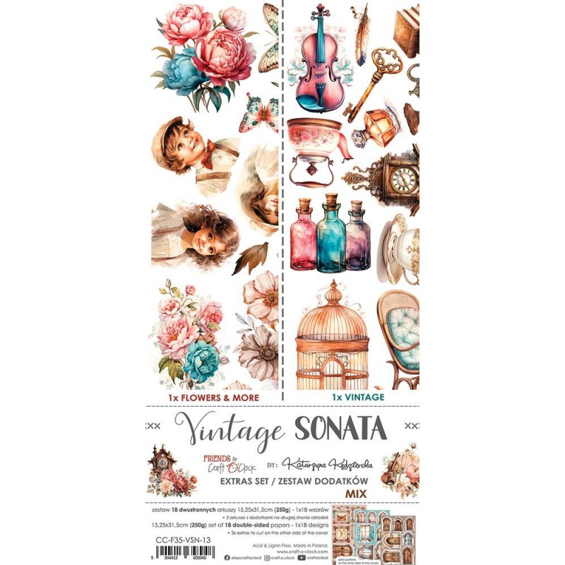 Vintage Sonata Extras to Cut Mix Set
