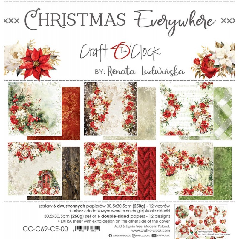 Christmas Everywhere Paper Set 30x30 Christmas Everywhere Paper Set 30x30