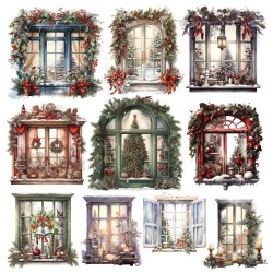 Ho Ho Ho  - Extras to Cut Windows