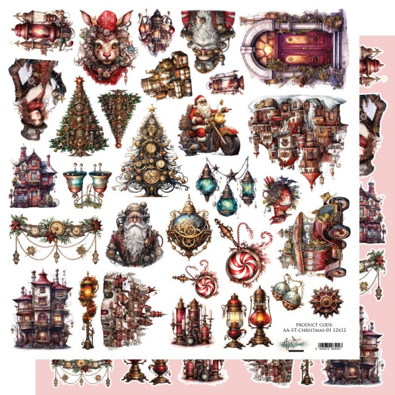 Steampunk Time  - Extras to Cut Christmas