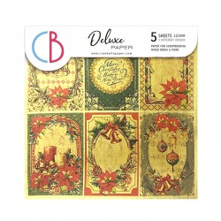 Deluxe paper Gold 15x15 The Nutcracker