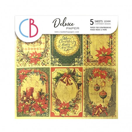 Deluxe paper Gold 15x15 The Nutcracker