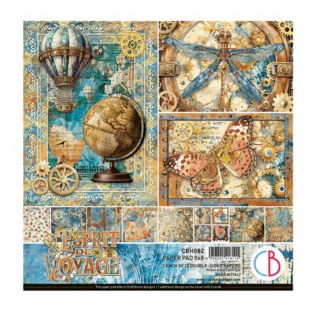 Esprit de Voyage  20x20 paper Pad