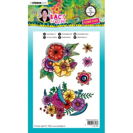 Art By Marlene - Set de Sellos Flower Stack