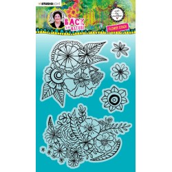 Art By Marlene - Set de Sellos Flower Stack