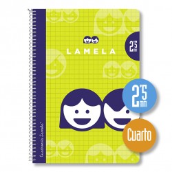 Cuaderno espiral Lamela Cuarto