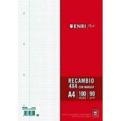 Recambio A4 Enri Plus 100 hojas