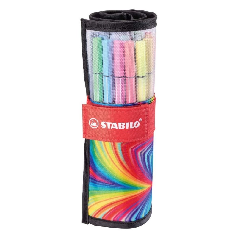 Rollerset 25 rotuladores Stabilo Pen 68 Rollerset 25 rotuladores Stabilo Pen 68